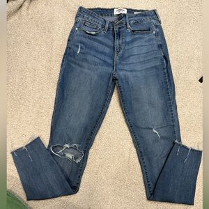 Women’s Levi’s Mid Rise Ripped Skinny Jeans